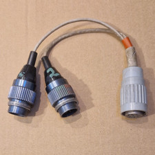 RFT - Neumann - 7pol Buchse auf 2x Großtuchel-Stecker Adapter