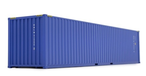 Seefrachtcontainer 40ft blau