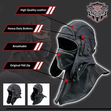 Echtleder Cabrio Pilotenmütze