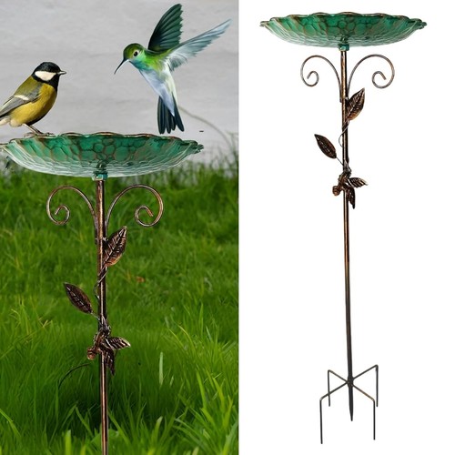Metall vogeltränke stehend - vogeltränke,