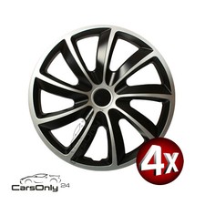 4x RADKAPPEN NRM SILVER BLACK