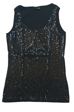 SHIRT TOP MIT PAILETTEN GR