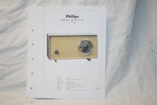Archiv Rundfunkmuseum - Philips Philitina I - B0X15U - Schaltplan, Daten