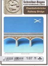 Schreiber Kartonmodellbau BRÜCKE  1:87  HO