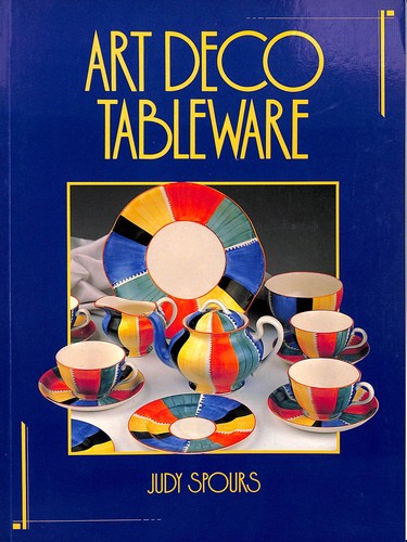 Art deco tableware - deco, tableware:
