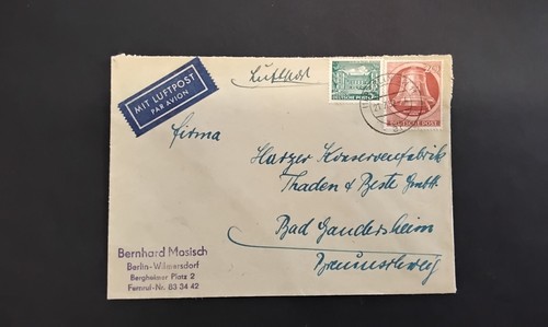 Berlin luftpost brief - brief, mit