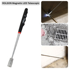 Magnetisch LED Teleskop Pick-Up Werkzeug Rolson 700mm Reichweite Hebebühne 3.6kg