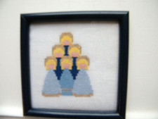 Kreuzstich Stickbild Fremme