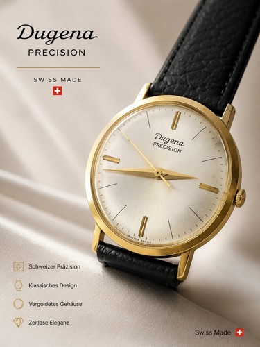 Vintage uhr dugena precision - dugena,