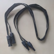 Solar Kabel 0,4 Fensterdurchführung, MC4 Stecker, Länge 90 bzw. 100 cm