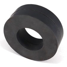 Ringmagnete Keramik Ferrit groß Loch Ø60mm x 32mm x 10mm 2 Stück
