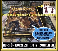 HeroQuest - Die Horde der Oger ??  DEUTSCH - NEU: inkl. Set 4 x Arenakämpfer!