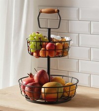 Obst Etagere "Modern" Metall