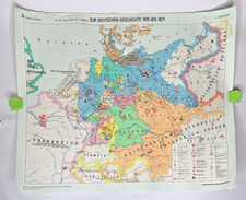 DDR Schulkarte gefaltet Zur