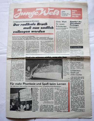 Ddr zeitung junge welt - zeitung,