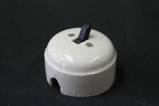 alter Schalter Porzellan Kippschalter Art Deco Vintage Retro Lichtschalter