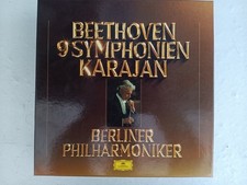 Schallplatte Vinyl LP, Bach, Beethoven 9 Symphonien, Karajan, 8er Box