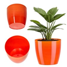 KADAX Blumentopf, Pflanzkübel, Blumenkübel aus Kunststoff, rund