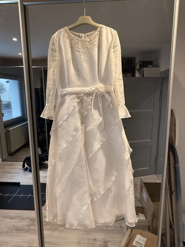 Kommunionkleid weiß 130 134 - kommunionkleid,