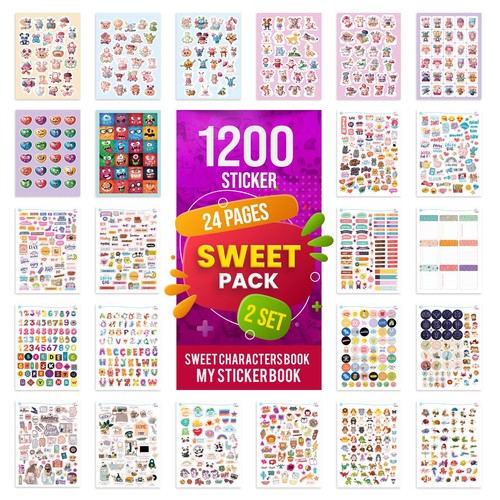 Colortouch 1200 stück sticker - 1200,