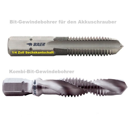 Gewindebohrer bit baer hssg - gewindebohrer,