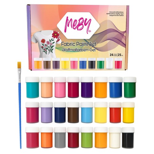 Textilfarben set 24 farben - textilfarben,