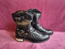 Kurze Reitstiefel, Motorradstiefel, Gr. 44, Neu