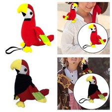 Ausgestopfter Papagei auf der Schulter, Tierkostüm-Zubehör für Karneval und