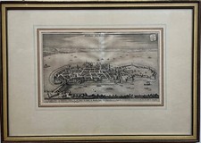 Kupferstich Merian Der Boden See mit Stadt Lindau 1643