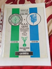 1984 CELTIC V KAA GENT