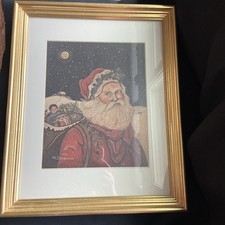 Classic Framed Santa Claus