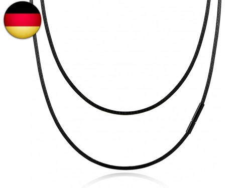 Tempbeau leder halskette - leder,