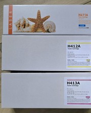 3x ALTERNATIV TONER C/M/Y HP CE411A CE412A CE413A 305A neu/OVP