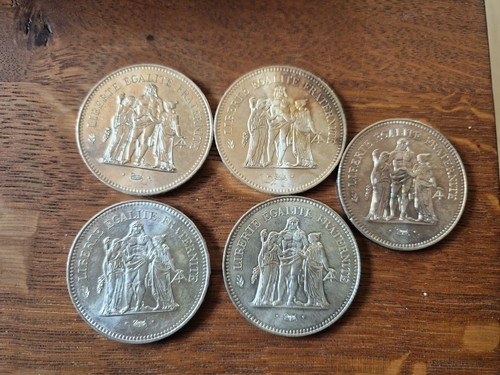 Francs hercule argent - francs,
