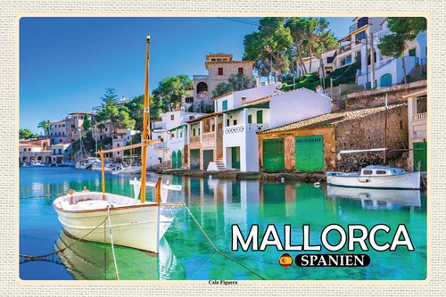 Blechschild 18x12 mallorca - blechschild,