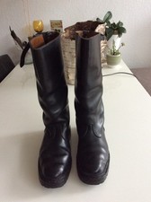 Opa's Militär- Lederstiefel WW2 dickes LEDER  WK2 neue Sohlen VIBR AMSOHLEN  ?