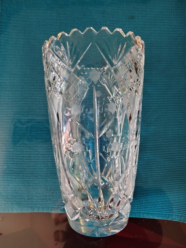 Bleikristall vase - bleikristall,