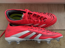 Fußballschuhe * Adidas Predator Pro FT FG * Gr. 42 2/3 * NEU * rot-weiß
