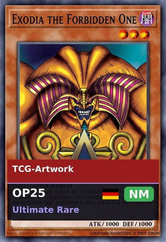 Exodia die verbotene op25 - exodia,, op25-001