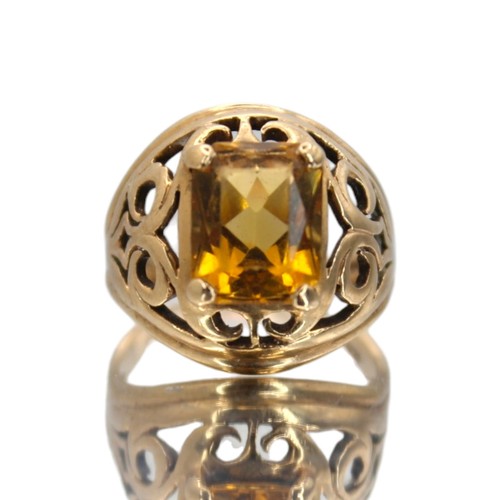 Goldring citrin gelb 2 - citrin, kt