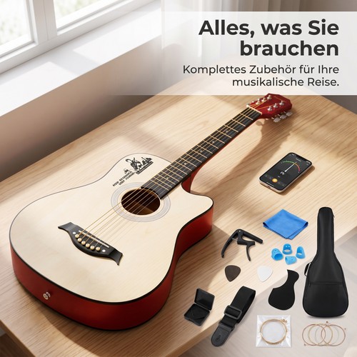 Akustik gitarre zoll - akustik,