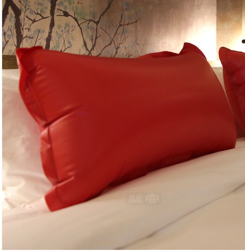 Paar pvc schwarz - pvc, rot