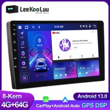 4G+64G 8Kern Android 13.0 Autoradio Doppel 2 Din 9" IPS Screen GPS Navi DSP WIFI