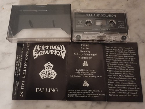 Left hand solution falling - hand,