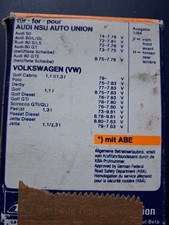 ATE Bremsbeläge vorne Audi