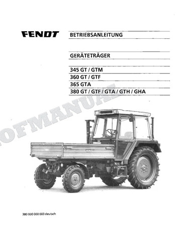 Fendt 380 gtf - fendt,