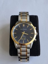 Pierre Chaubert Funkuhr Bicolor Date 41mm Herrenuhr UNGETRAGEN 