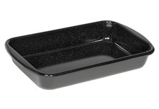 Bratrohrpfanne Emaille schwarz