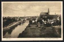 Ansichtskarte Görlitz, Blick vom Forsthaus 1929 