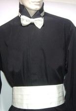 ♛ Hugo Boss Herren Seiden Kummerbund & Seiden Fliege in creme ☛ one size ☚ ♛